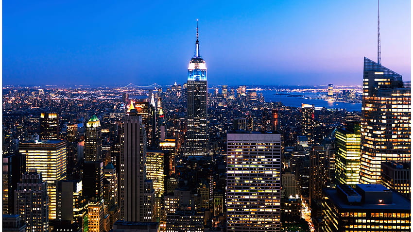 Midtown 2016 New York City Data Src Empire State Building Tip, New York Skyline HD wallpaper