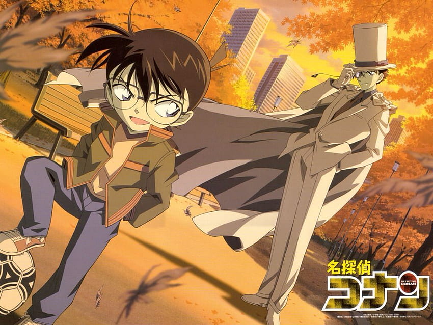 Detektif Conan VS Kaito Kid. Detektif Conan Wallpaper HD