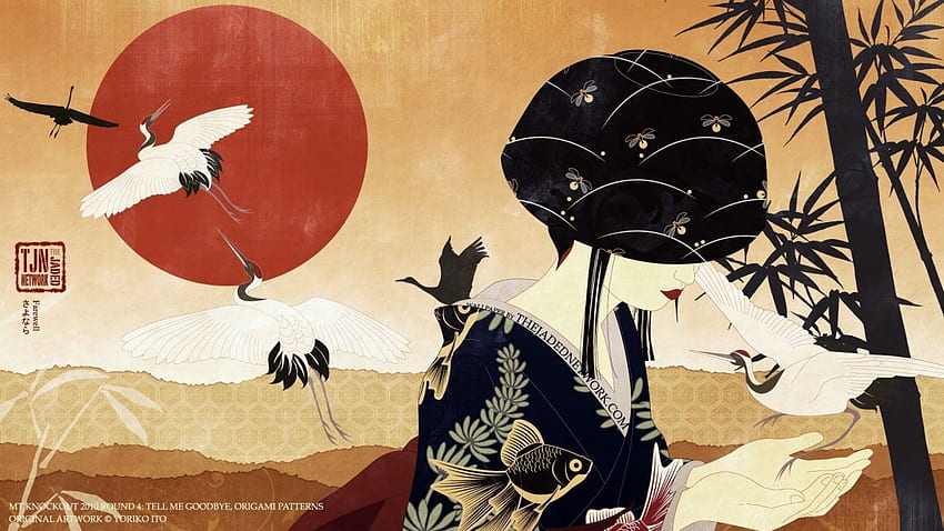 Animals & Birds Japanese Cranes , Phone, Tablet HD wallpaper