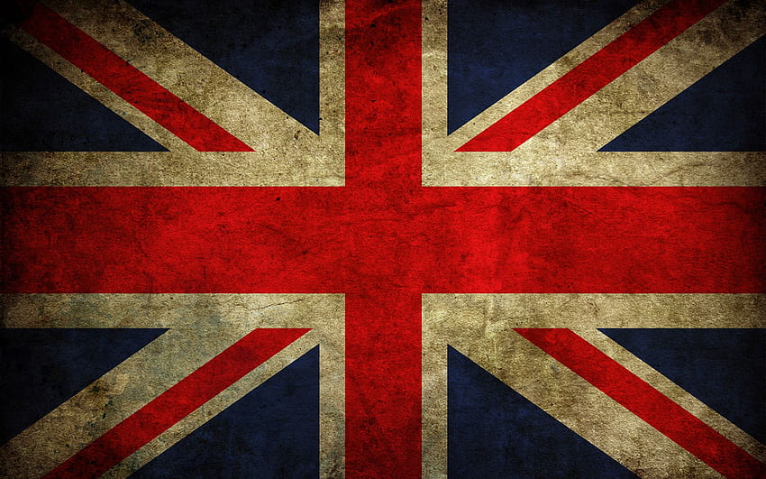 Grunge british flag, Grunge American Flag HD wallpaper