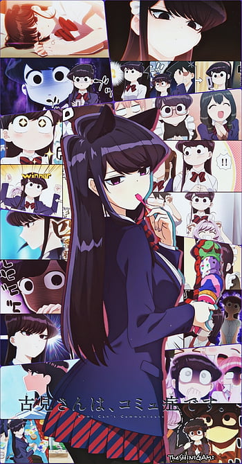 Komi san Characters 4K Phone iPhone Wallpaper #2821c