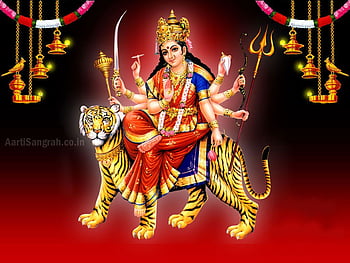 Goddess Durga, Maa Durga, , , Maa Ambe, Happy Na, Lord Durga HD wallpaper |  Pxfuel