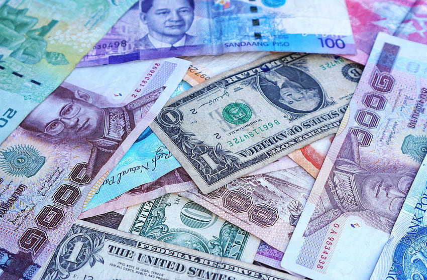 紙幣、紙幣、現金、通貨、ドル、金融、お金、紙 高画質の壁紙