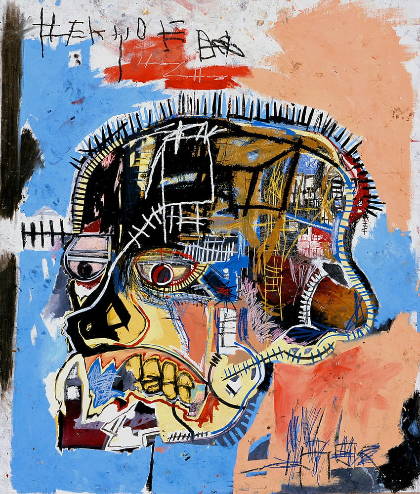 Jean Michel Basquiat Sztuka i 1 2 3 4 5 6 7 8 Grafika, Jean-Michel Basquiat Tapeta na telefon HD