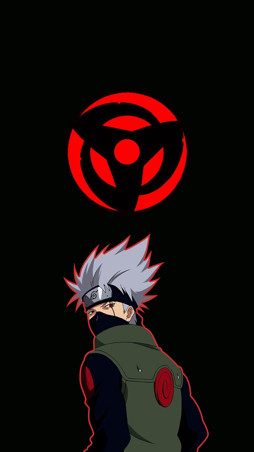 Kahashi Hatake, Naruto, Sharingan, Kakashi, kakashi_hatake, anime Tapeta na telefon HD