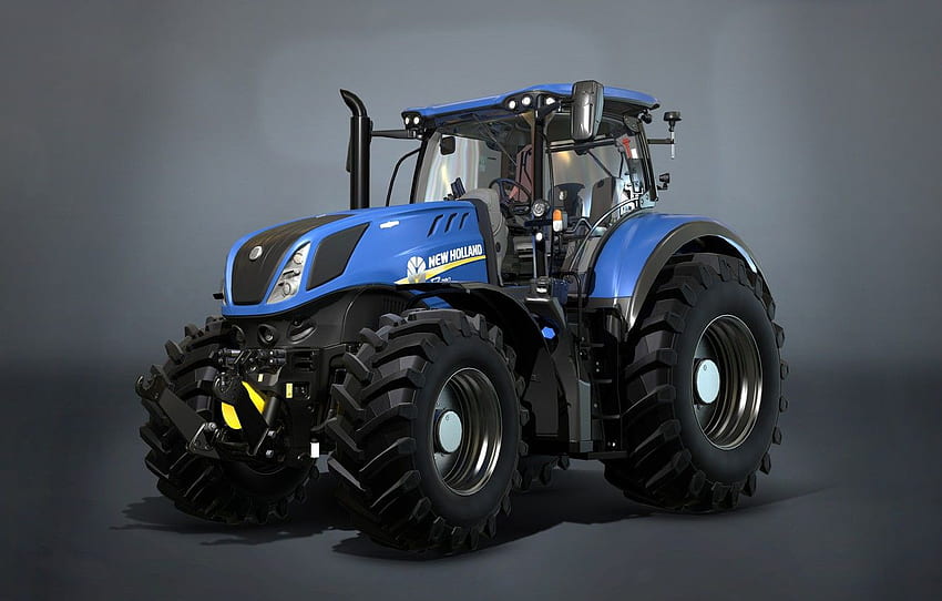 traktor, Farming Simulator 17, New Holland T7 do , sekcja игры Tapeta HD