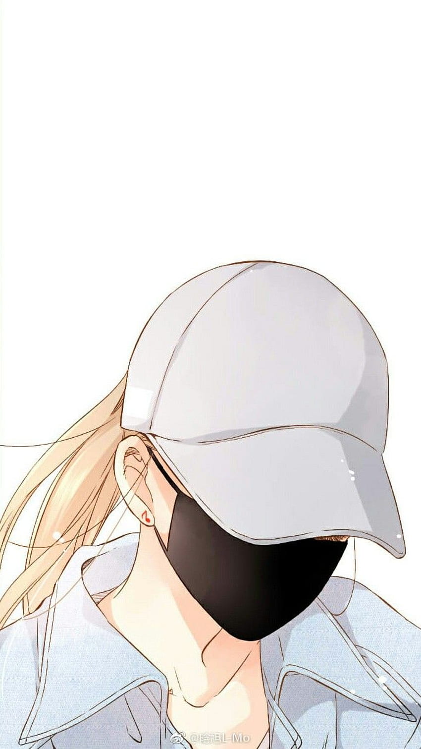 クールなアニメの女の子の帽子、おてんば娘 HD電話の壁紙
