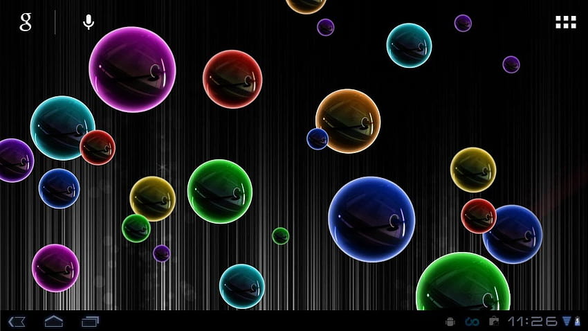 Neon Bubble Live, Bubbles HD wallpaper