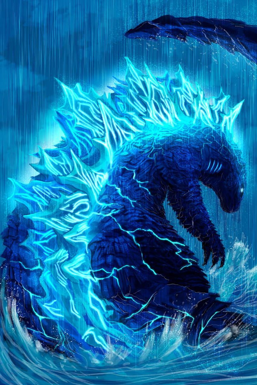Godzilla: King of the Monsters: Water, Godzilla Art HD phone wallpaper