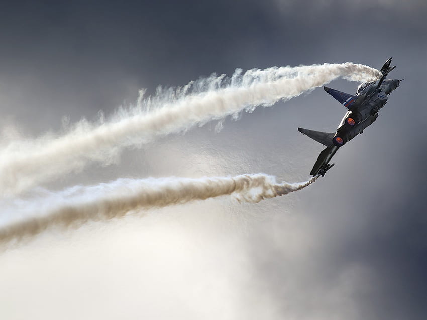smokin, military, aircraft, airplane, fast, flight, plane, sky, fly HD wallpaper