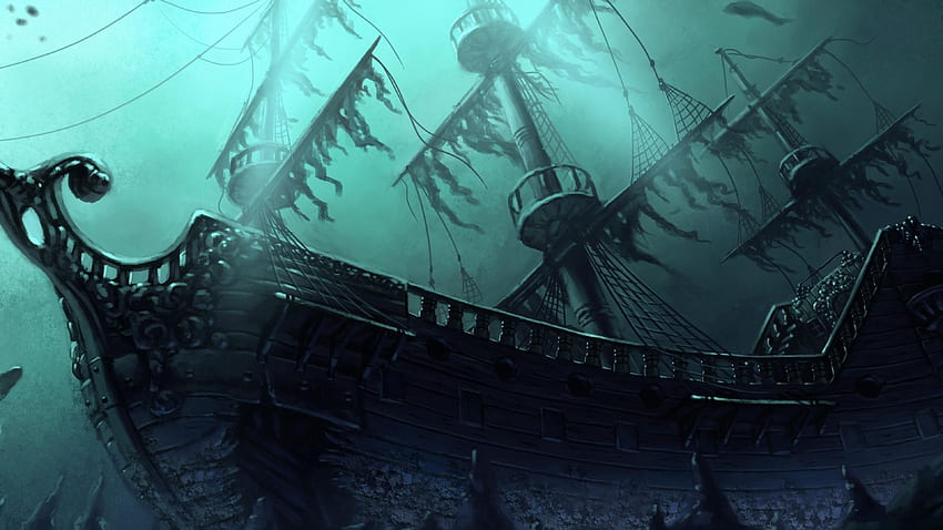 Daily, Shipwreck의 침몰한 유령 해적선 HD 월페이퍼