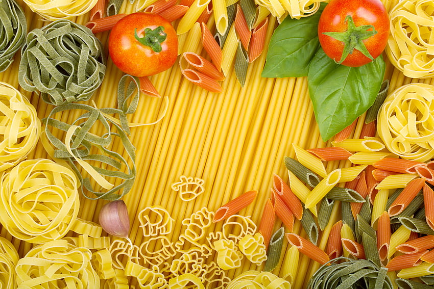 Pasta, design, graphy, food HD wallpaper