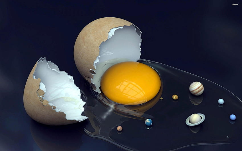 egg yolk solar system