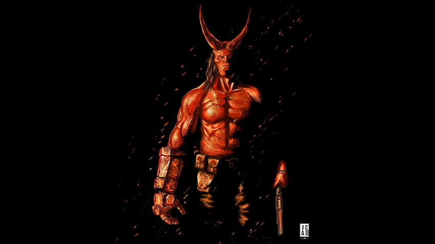 Hellboy, película de 2019, ilustraciones fondo de pantalla
