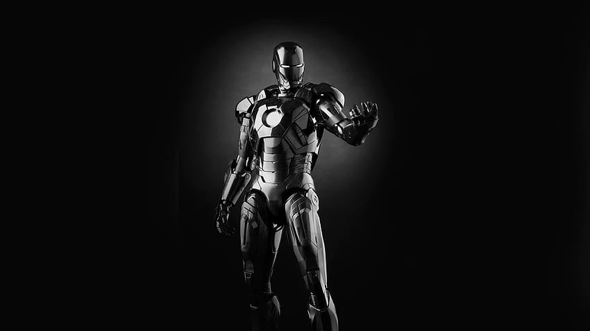 . Ironman dunkle Figur, Iron Man Black HD-Hintergrundbild