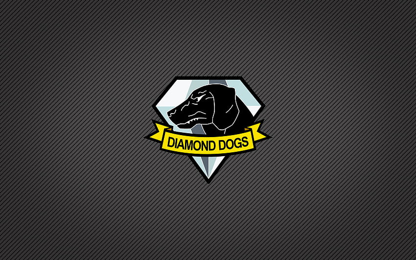 Video Game – Metal Gear Solid Video Game Minimalist Black Dog Diamond Logo Metal Gear Solid HD wallpaper