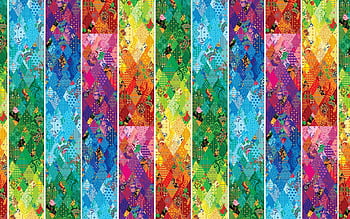 282125117  Hennika Coral Patchwork Wallpaper  by AStreet Prints
