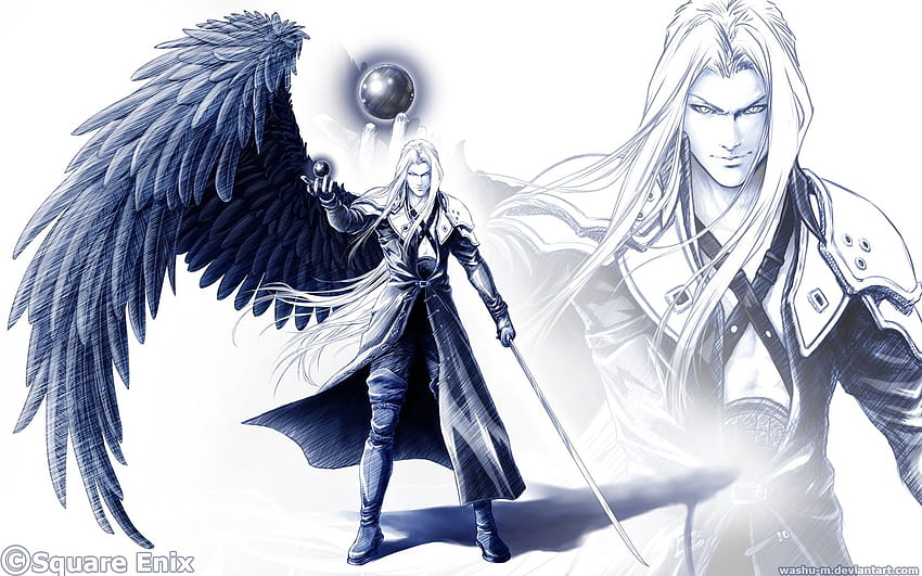 Sephiroth, tablero de anime fondo de pantalla