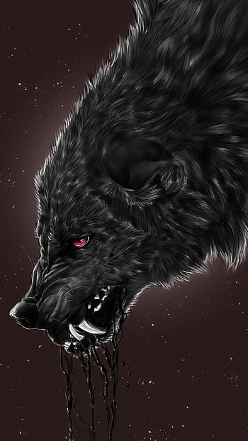 Black Wolf 3D Wallpapers for iPhone 4 640x960 | Wolf wallpaper, Shadow wolf,  Anime wallpaper iphone
