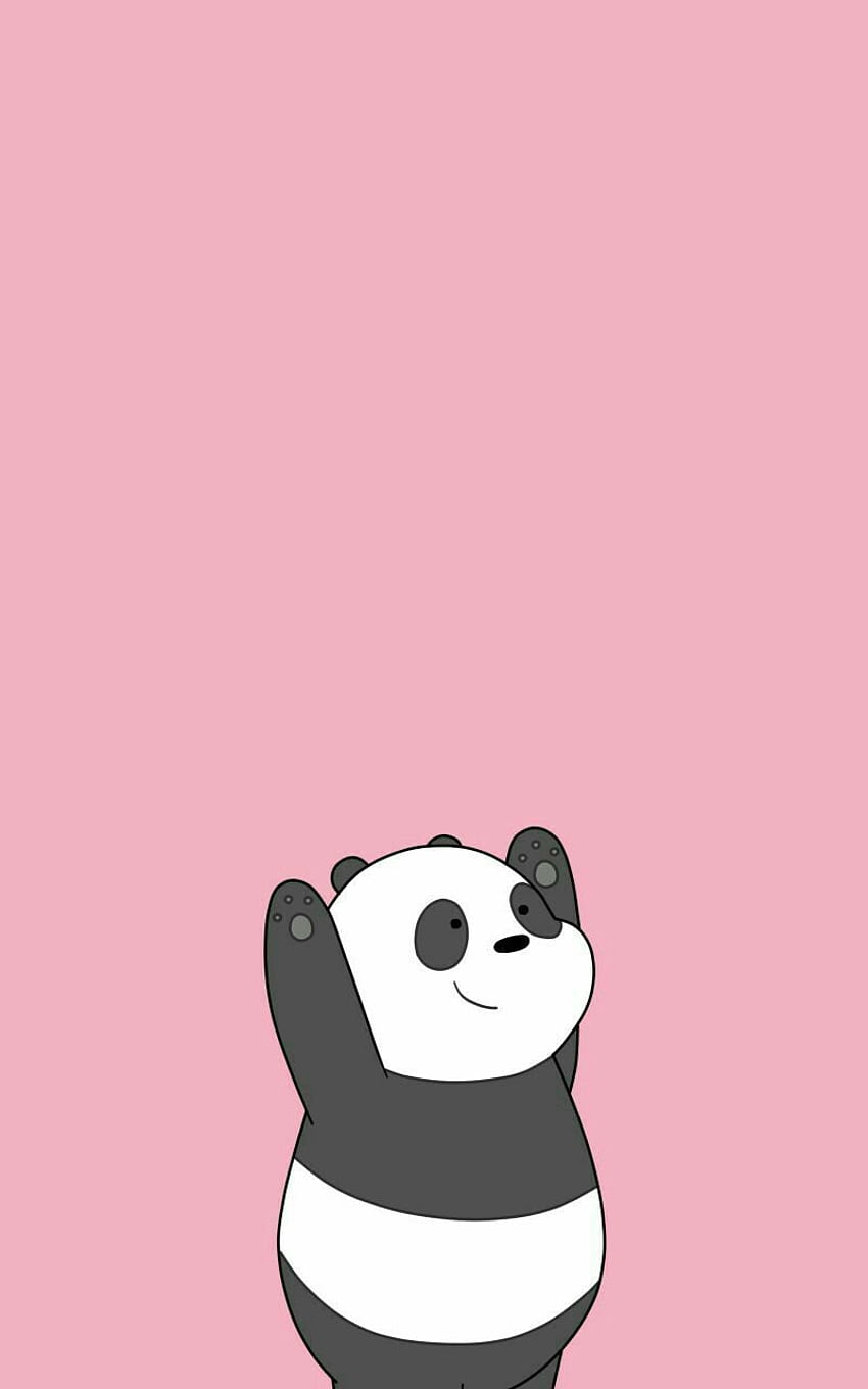 We Bare Bears - Panda, We Bare Bears Pink HD phone wallpaper