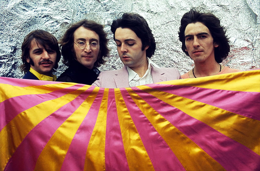 Beatles 1968, les Beatles psychédéliques Fond d'écran HD