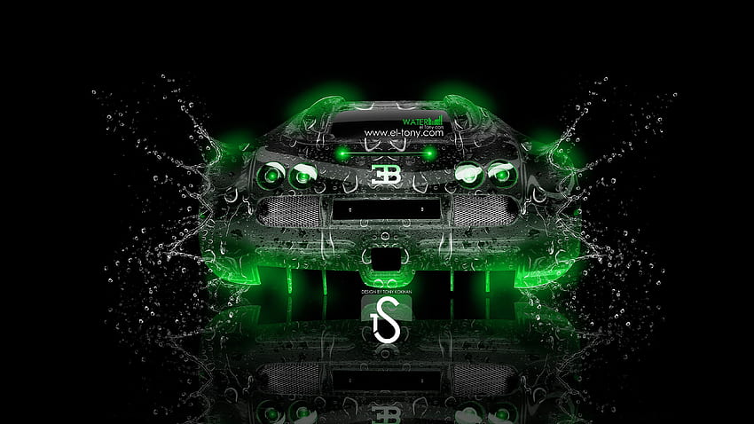 Bugatti Veyron Water Car 2013, Neon Green Car HD wallpaper | Pxfuel