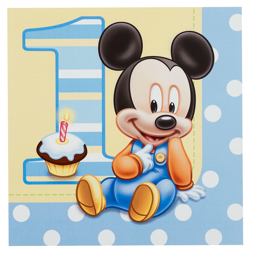 Baby Mickey Mouse 1st Birtay Png - & Background Tapeta na telefon HD