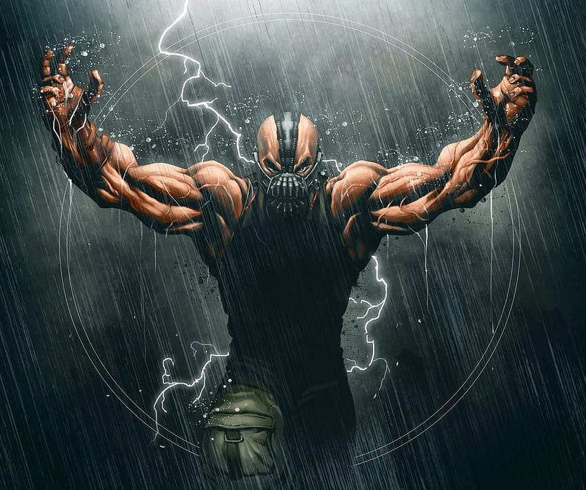 Bane, movie, villain, marvel comics, art HD wallpaper