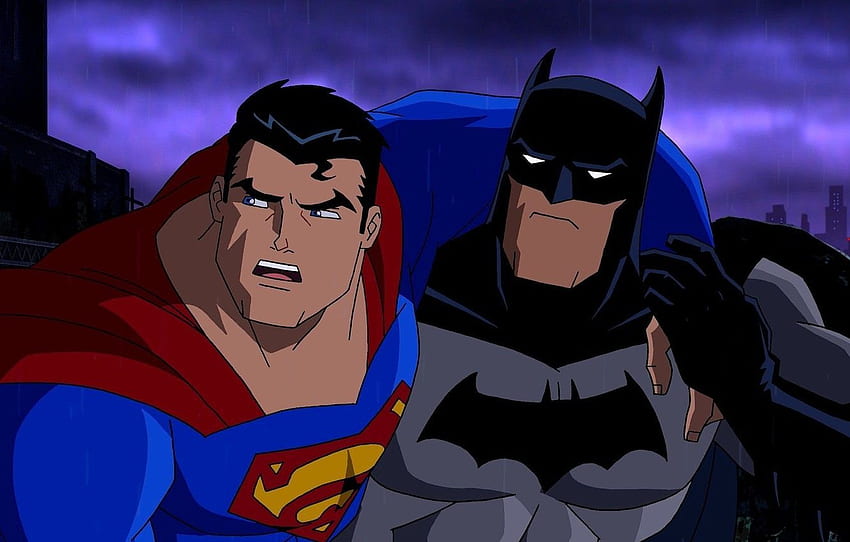 Batman and superman cartoon HD wallpapers | Pxfuel