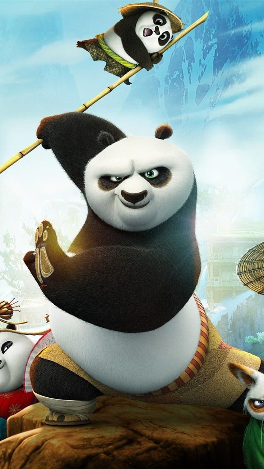 Movie, Kung Fu Panda 3 IPhone 8 7 6 6S HD phone wallpaper