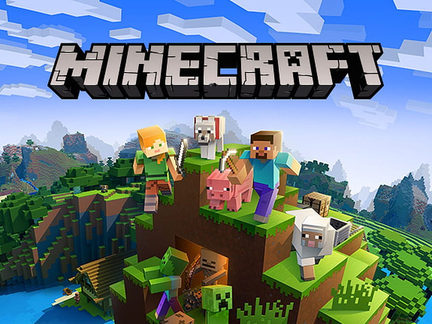 Minecraft Vs Fortnite, Roblox and Minecraft HD wallpaper