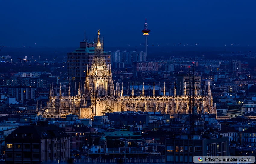 이탈리아 밀라노로의 멋진 여행. 가장 유명한 방문 장소 • Elsoar HD 월페이퍼