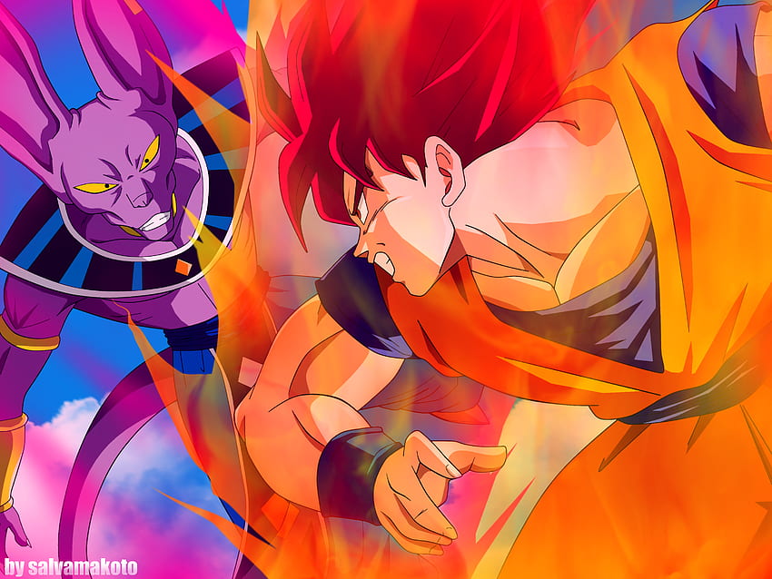 Gogeta and Vegito vs Bills and SSJG Goku - Battles, Gogito HD wallpaper