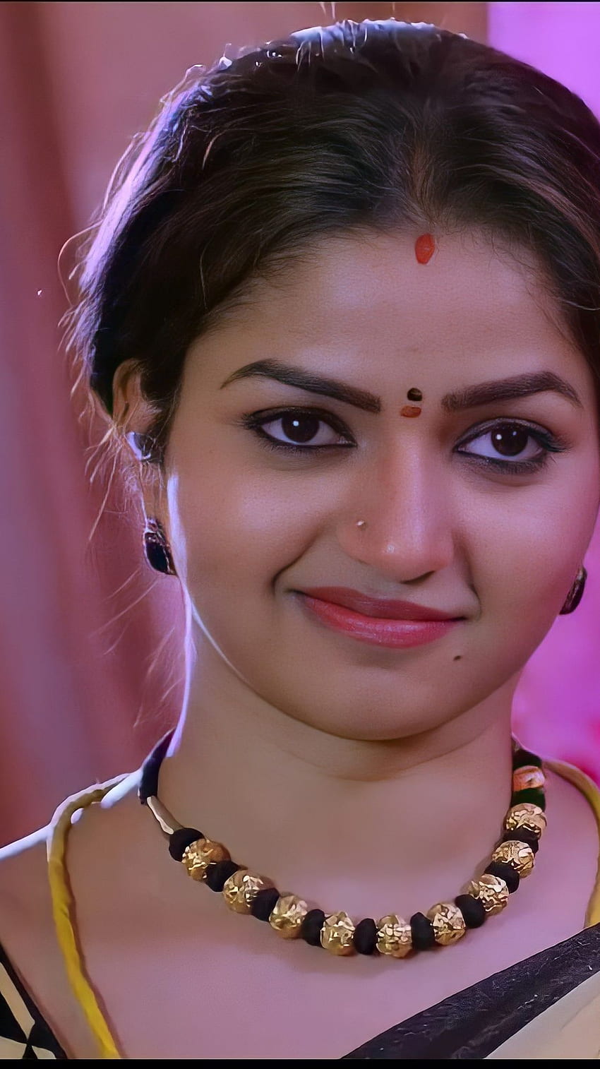 Nithya Ram, tamilische Serienschauspielerin HD-Handy-Hintergrundbild