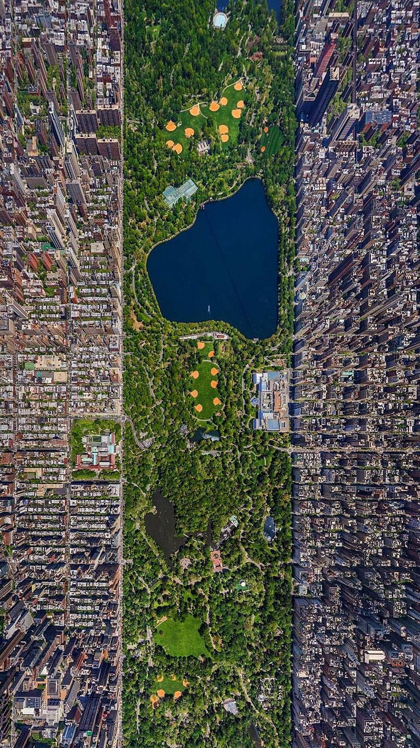 New York City Buildings Central Park Satellite IPhone HD phone ...