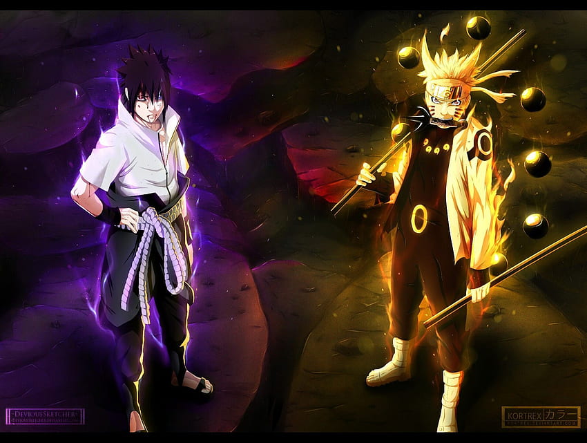 Naruto and Sasuke . Naruto , Naruto and sasuke , Naruto dan sasuke, Boruto and Sasuke HD wallpaper