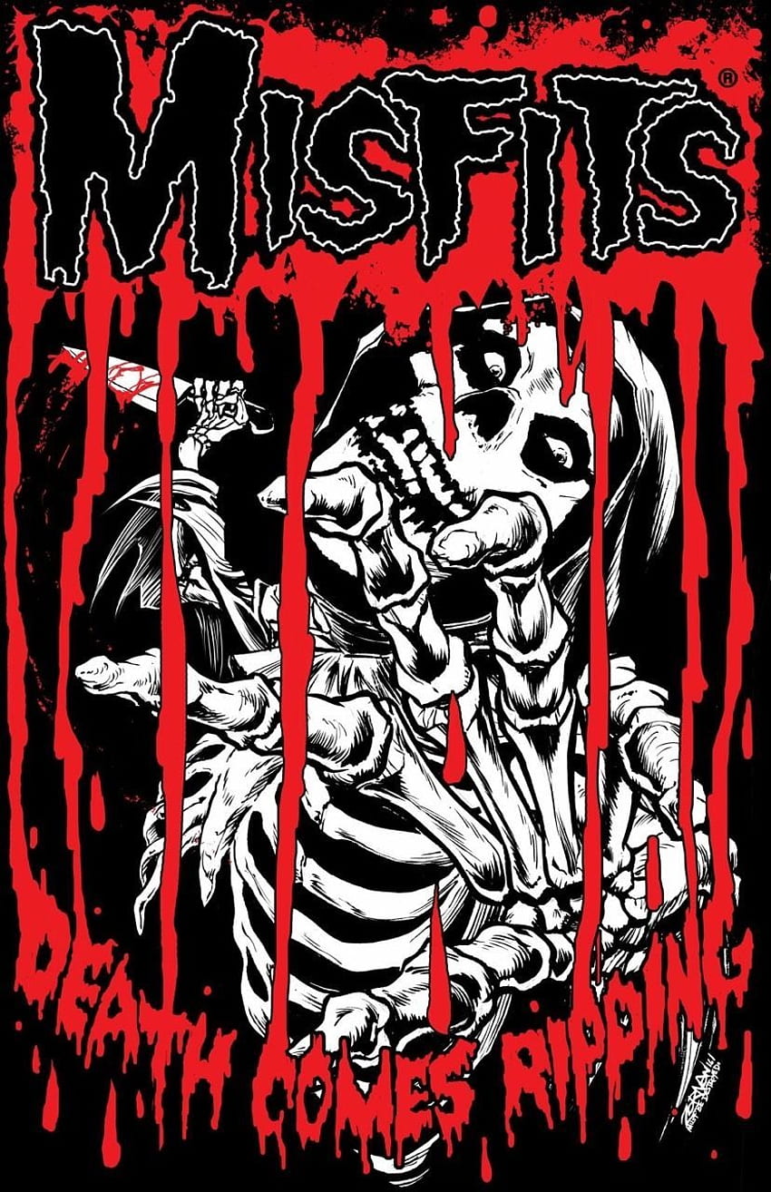Nick Keefe über Außenseiter. Punk-Poster, Rockband-Poster, Rock-Poster, Misfits Podcast HD-Handy-Hintergrundbild
