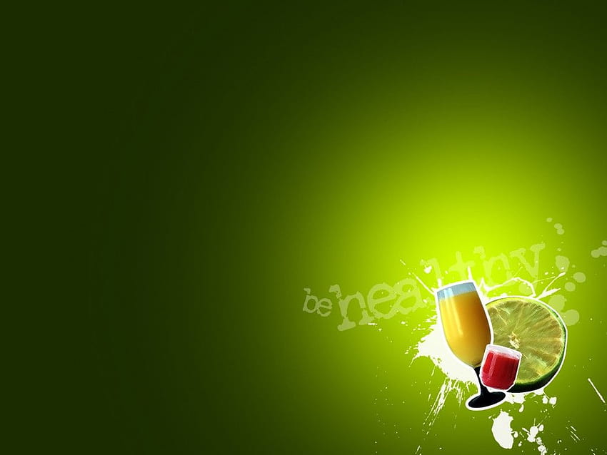 Bebidas de frutas e fundo de saúde - fundo de estilo de vida saudável, seja saudável papel de parede HD
