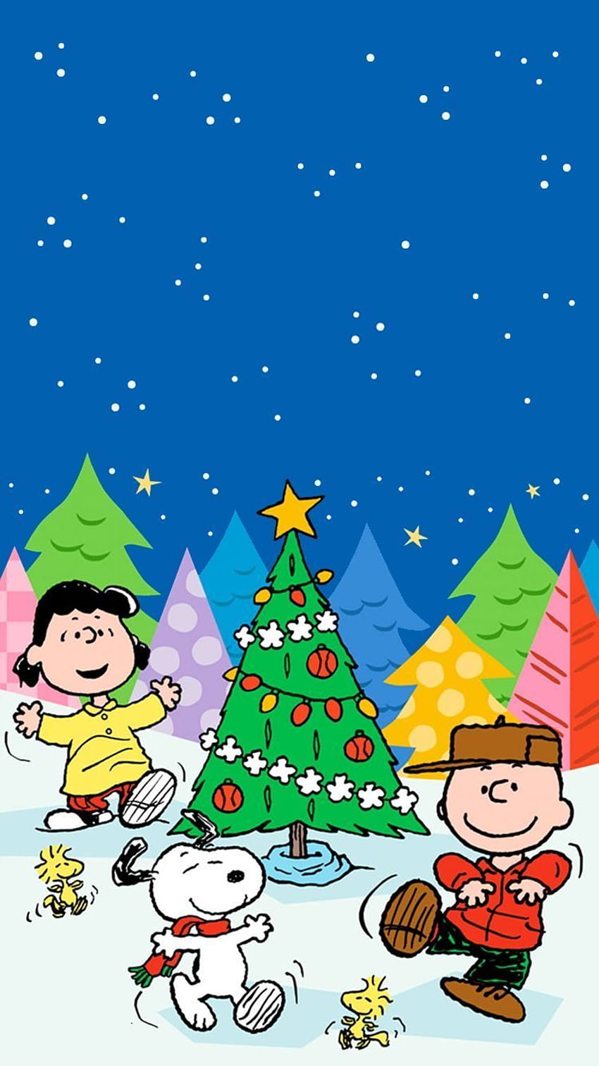 Snoopy 4ever. Snoopy, iphone boże narodzenie, słodkie święta, Charlie Brown Winter Tapeta na telefon HD