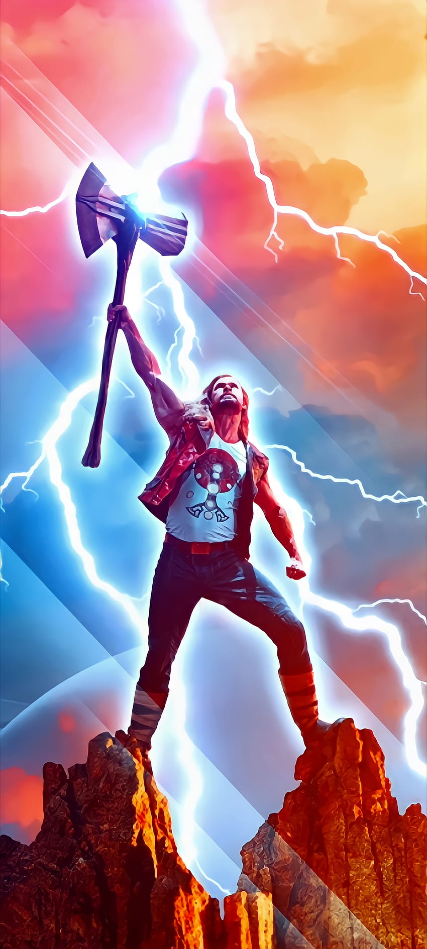 Thor Love and Thunder  Zeus 4K wallpaper download