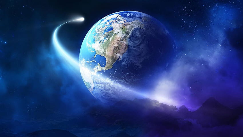 Planet Earth In Colorful Space Cool [] for your , Mobile & Tablet. Explore Planet Earth . Alien Planet , Planets HD wallpaper
