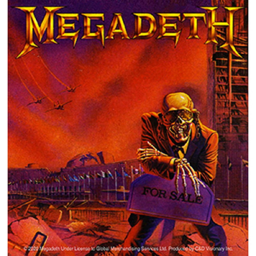 MEGADETH PEACE SELLS STICKER - Megadeth Orignal Artwork Premium Decal STICKER - 4 x 4.25, Megadeth iPhone HD phone wallpaper