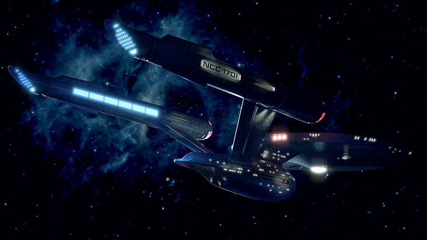 Penggemar Membuat Kecantikan Mereka Sendiri dari USS Enterprise, Star Trek Discovery Wallpaper HD