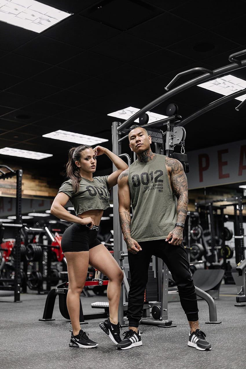Sportive Couple Posing At Gym Stock Photo By, 40% OFF