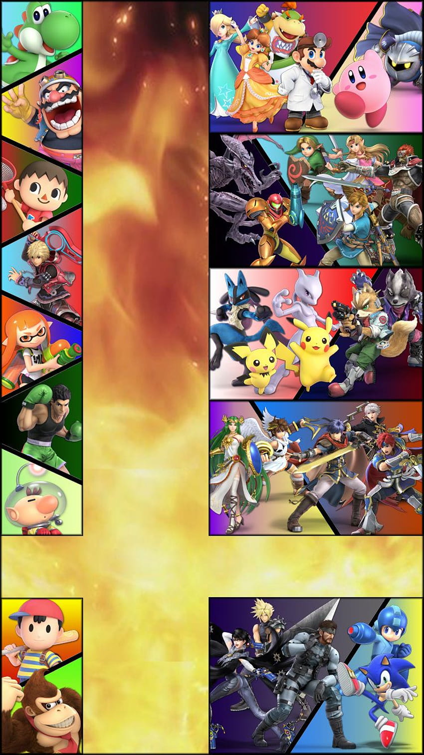 Smash Bros Ultimate Phone, Super Smash Bros HD phone wallpaper