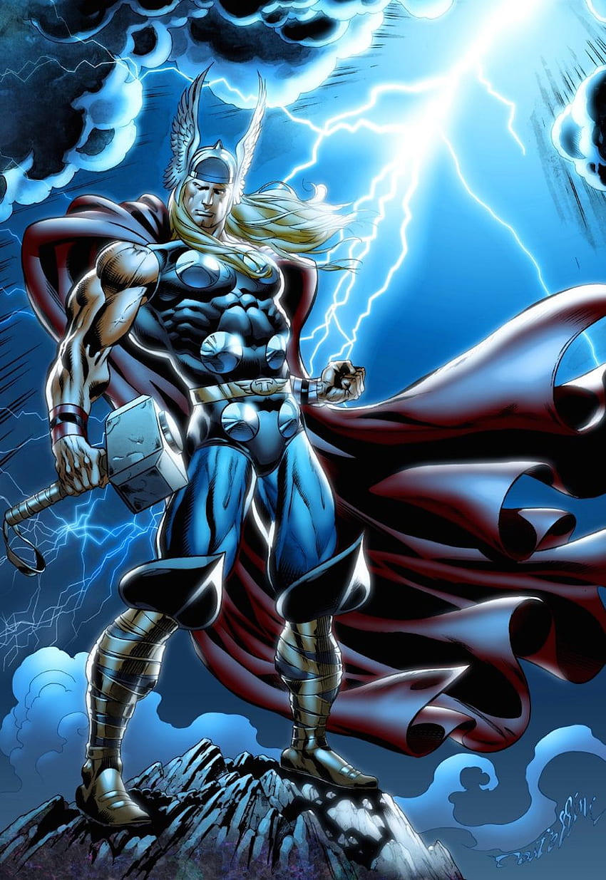 Thor ideas. thor, the mighty thor, marvel comics, Thor Comic Art HD phone  wallpaper | Pxfuel