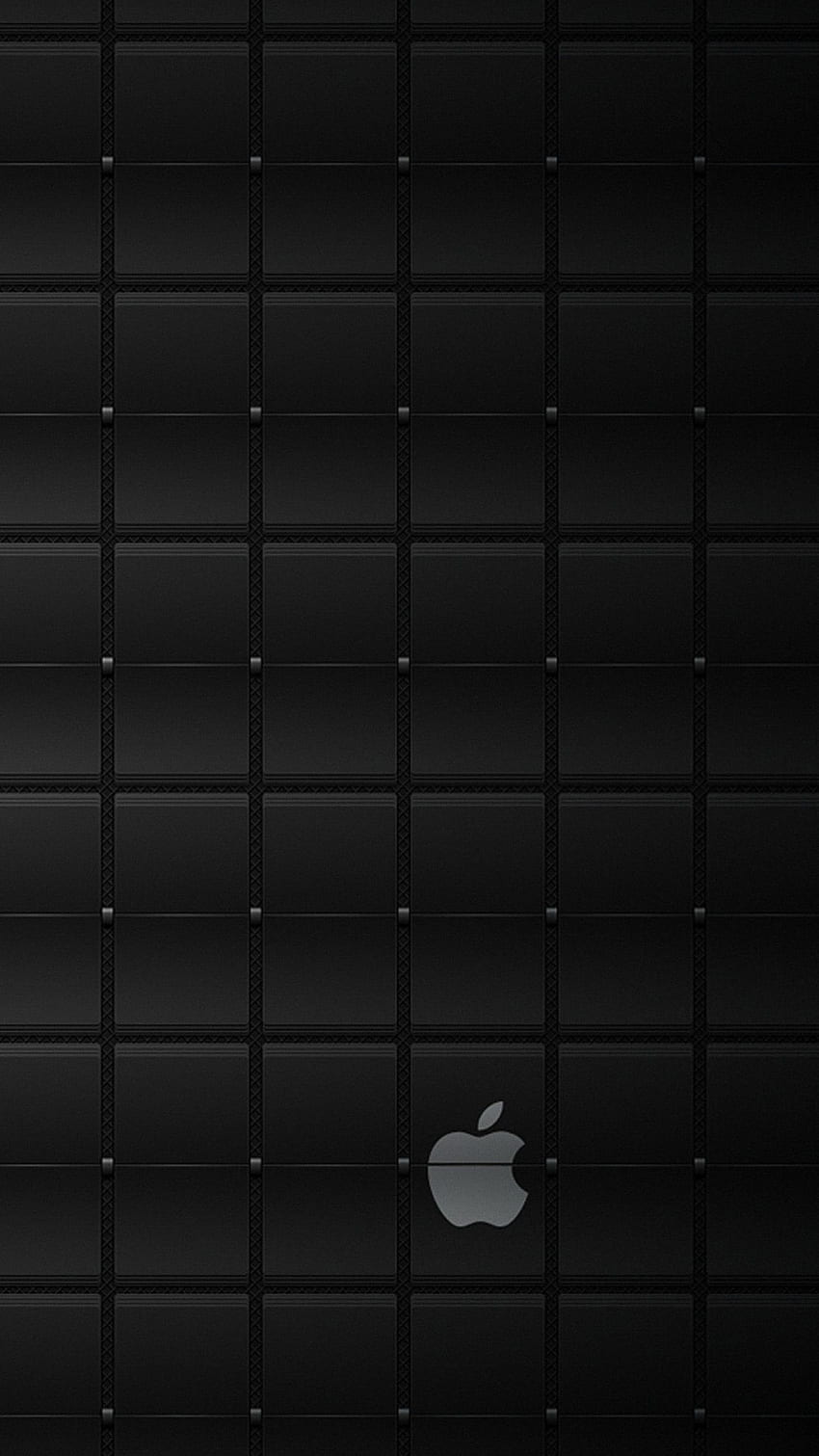 Black Dark Apple Pattern iPhone 6s HD phone wallpaper