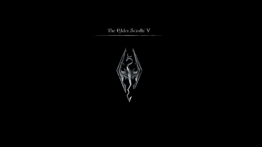 Elder Scrolls V Skyrim . Background ., Skyrim Logo HD wallpaper