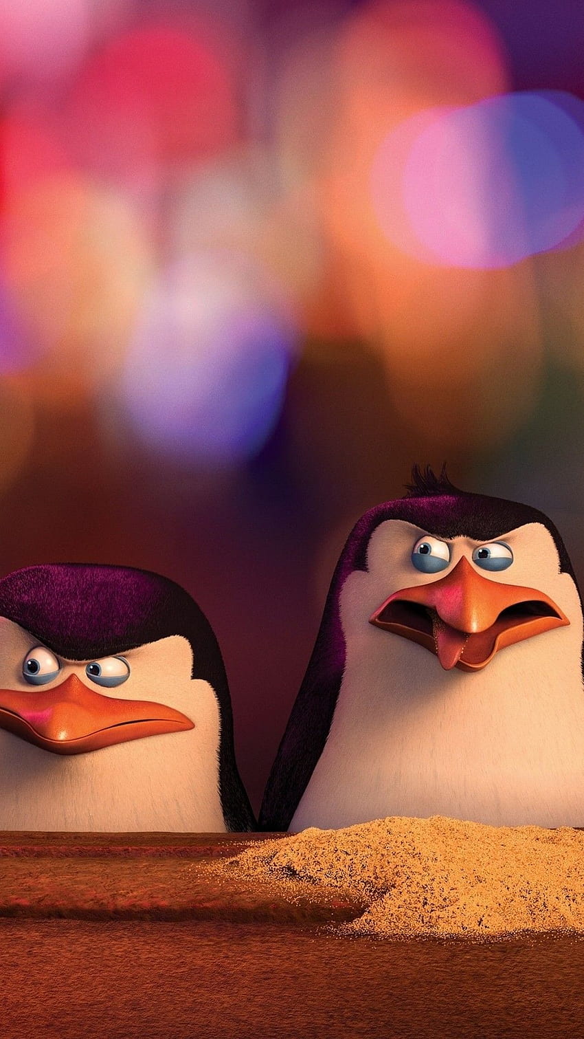 Pingouins de Madagascar, Madagascar Cartoon Fond d'écran de téléphone HD