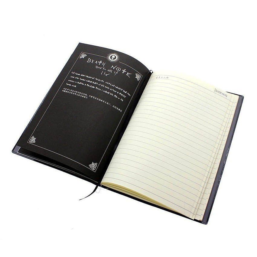 Otwarta książka Death Note, otwórz notatnik Tapeta na telefon HD